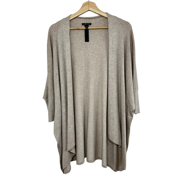 Eileen Fisher Sweaters - Eileen Fisher Open Cardigan Size Large/X-Large Beige Batwing  Lagenlook Oversize